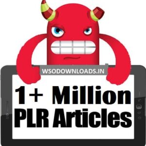 [GET] 1+ Million PLR Articles V2 Monster Package! Download