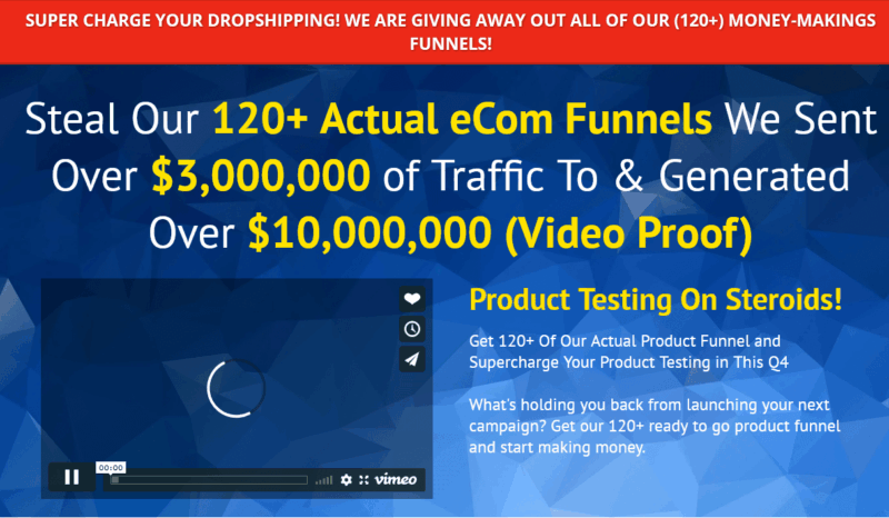 [SUPER HOT SHARE] 120+ eCom Funnels Download