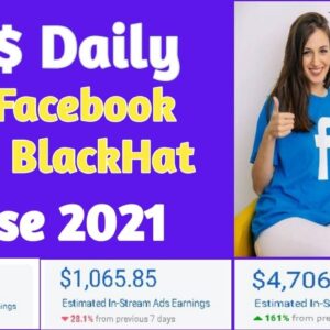 [SUPER HOT SHARE] $200/Day With Facebook Pages Black Hat Course 2021 – Video Course Step By Step Download