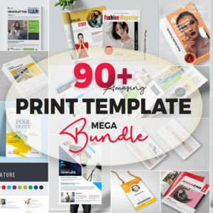 90+ Print Templates Mega Bundle Free Download