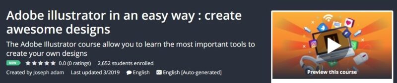 [GET] Adobe Illustrator in an easy way : Create Awesome Designs Download