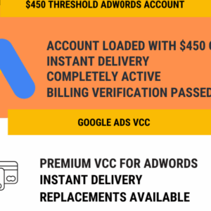 [GET] Adwords Fully Verified $450 Credits Account and VCC | All in One Package Download