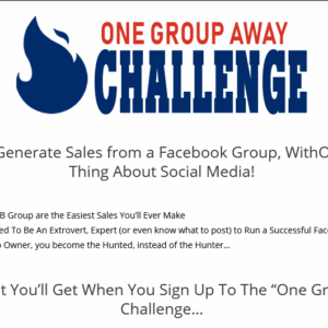 [SUPER HOT SHARE] Alex Elliot – One Group Away Challenge Download