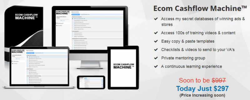 [SUPER HOT SHARE] Alex J Crumpton – Ecom Cashflow Machine Download
