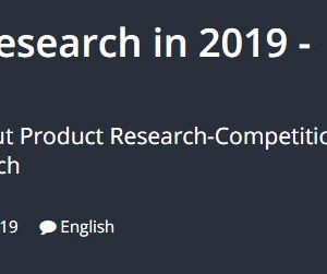 [GET] Amazon FBA – Product Research in 2019 – Advanced Tactics Download