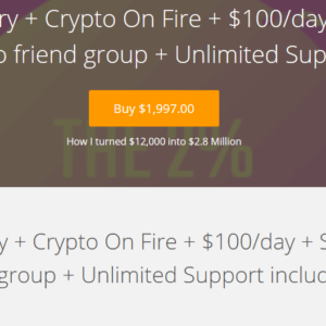[SUPER HOT SHARE] Anna Macko – The 2% Theory + Crypto On Fire + $100/day Downloa
