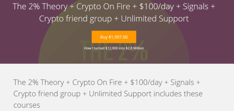 [SUPER HOT SHARE] Anna Macko – The 2% Theory + Crypto On Fire + $100/day Downloa