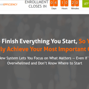 [SUPER HOT SHARE] AsianEfficiency Finisher’s Fastlane – Increase Your Productivity And Focus Download
