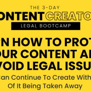 Attorney Peter Nieves – The 3-Day Content Creators Legal Bootcamp Download