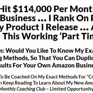 [SUPER HOT SHARE] Ben Cummings – Amazon Fast Track UPDATE April 20 Download