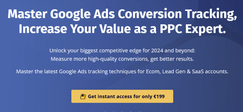Bob & Miles – Master Google Ads Conversion Tracking (Basic & Advanced) Download