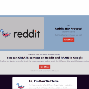 BowTiedTetra – Reddit SEO Protocol – Rank Reddit Download