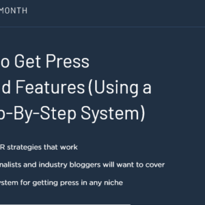 Brian Dean – Get Press Every Month Download