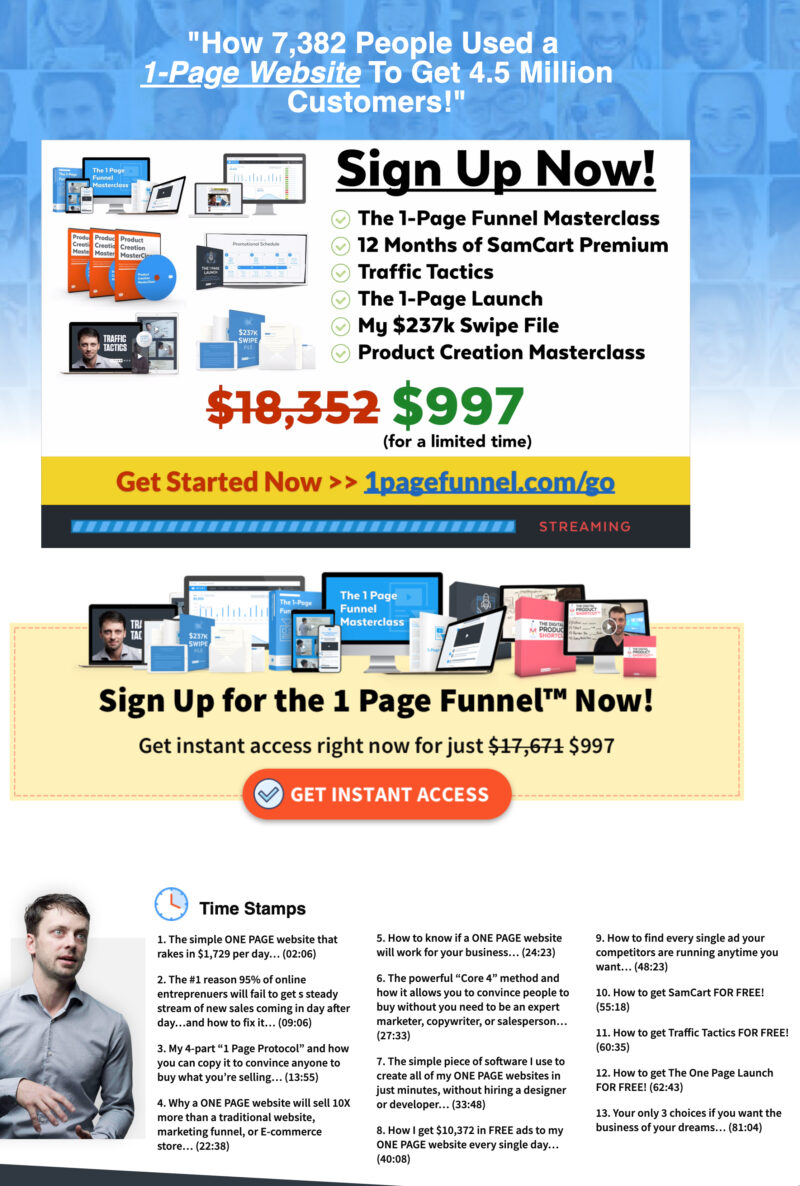 [SUPER HOT SHARE] Brian Moran – 1-Page Funnel Master Class Download