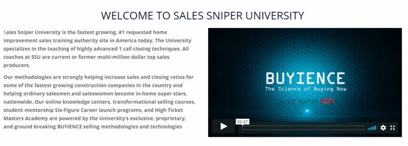 [SUPER HOT SHARE] Buyience – Sales Sniper University Download