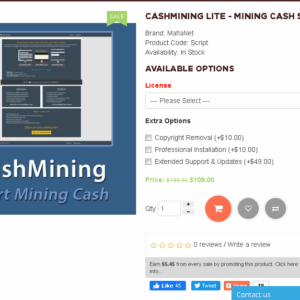 CASHMINING LITE – MINING CASH SYSTEM (9.00) Free Download