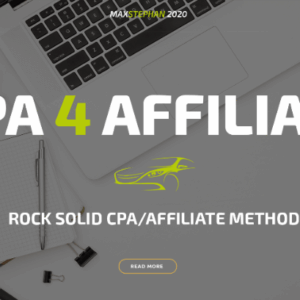 [SUPER HOT SHARE] CPA 4 Affiliate – Smart 2020 CPA Method to Make $500 Daily Download