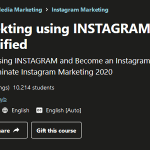 [GET] CPA Marekting Using INSTAGRAM Masterclass (2020) Certified Free Download