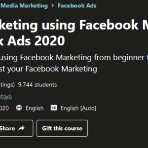 [GET] CPA Marketing Using Facebook Marketing & Facebook Ads (2020) Free Download