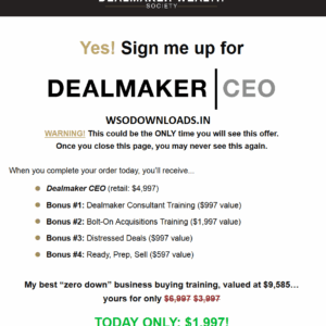 [SUPER HOT SHARE] Carl Allen – Dealmaker Wealth Society Download