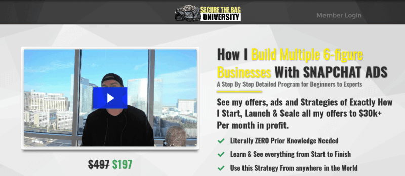 [SUPER HOT SHARE] Carson Oates – Secure The Bag University 2.0 Download