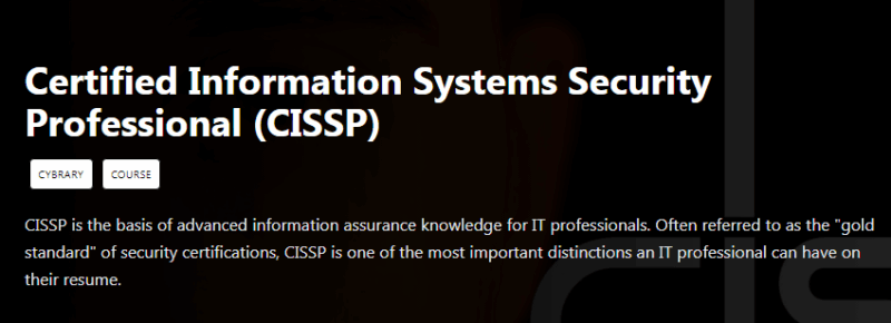 Certified Information Systems Security Professional (CISSP) Free Download