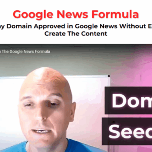 Chance Reynolds – Domain Seeding With The Google News Formula Product 2022 Free Download