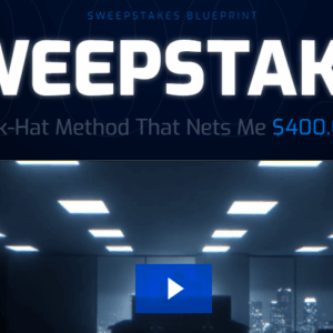ChapeauNoir – Sweepstakes Blueprint – The #1 Black-Hat Method That Nets Me 0.000 A Month Download