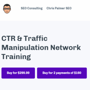 Chris Palmer – CTR and Traffic Manipulation Network Training Download