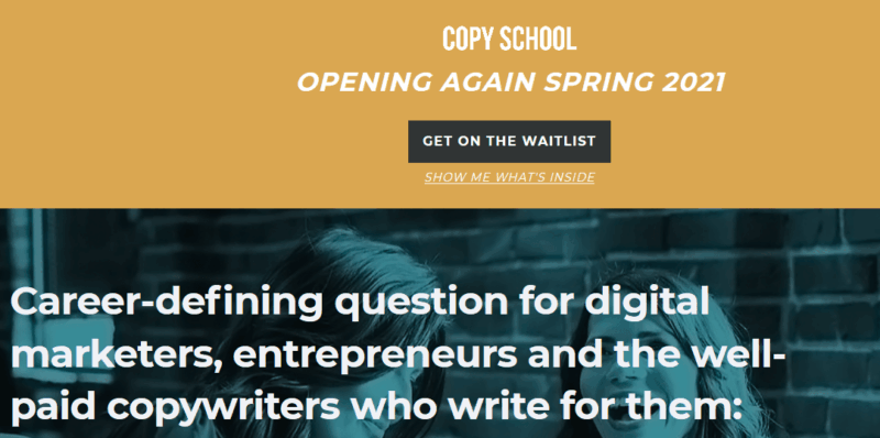 [SUPER HOT SHARE] Copyhackers – Copy School 2020 Download