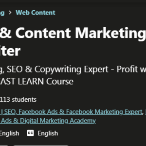 Copywriting & Content Marketing Course – Be a PRO Copywriter Free Download