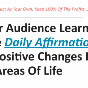 [GET] Daily Affirmations PLR Package Free Download