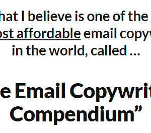 Daniel Throssell – Email Copywriting Compendium Free Download