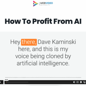 Dave Kaminski – How To Profit From AI Download