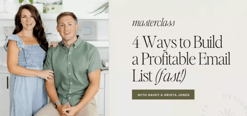 Davey and Krista – Grow a Profitable Email List Download