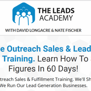 [SUPER HOT SHARE] David Longacre & Nate Fischer – The Leads Academy Download