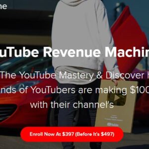 [SUPER HOT SHARE] David Vlas – YouTube Revenue Machine Making 6 Figures A Year Full Course
