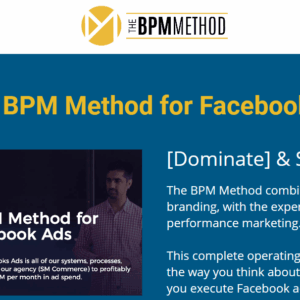 [SUPER HOT SHARE] Depesh Mandalia – The BPM Method (Facebook Ads 2020) Download
