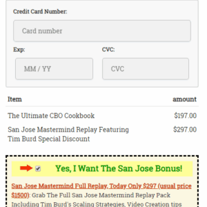 [SUPER HOT SHARE] Depesh mandalia The Ultimate CBO CookBook + San Jose Mastermind Updated Download