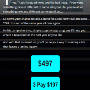 [SUPER HOT SHARE] Derek Rydall – Best Year Blueprint Download