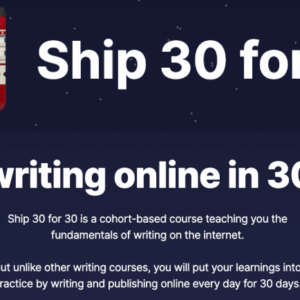 Dickie Bush – Ship 30 for 30 Download