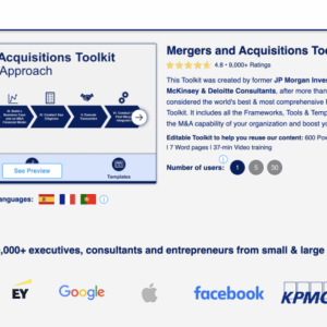 Domont Consulting – Mergers and Acquisitions Toolkit Download