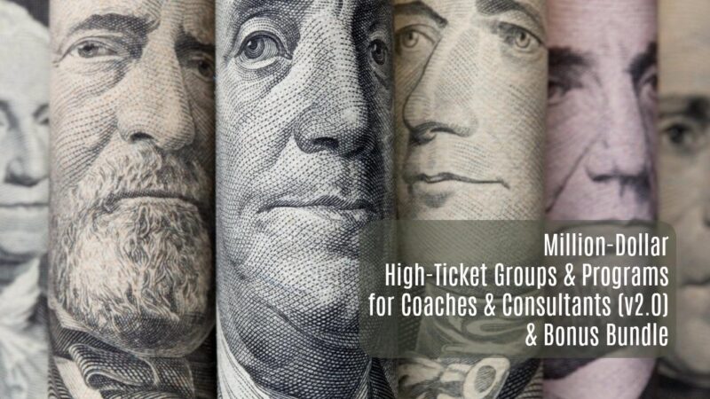 [SUPER HOT SHARE] Dr. Joseph Riggio – Million Dollar High Ticket Groups and Programs 2.0 Download