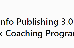 Duston Mcgroarty – The Info Publishing 3.0 8-Week Coaching Program Download