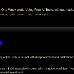 [GUIDE]⚡️⭐️HOW I MADE $300+⭐️1 OF WEEK WORK ❄️FREE AI TOOLS,WITHOUT MARKETING!!❌ Download