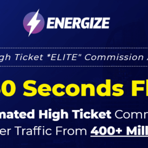 [GET] ENERGIZE – World’s First High Ticket *ELITE” Commission App For 2021 Free Download