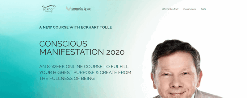 [SUPER HOT SHARE] Eckhart Tolle Conscious Manifestation 2020 Download