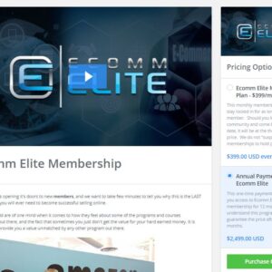 [SUPER HOT SHARE] Ecomm Elite Wholesale Amazon By Todd Snively and Chris Keef Download