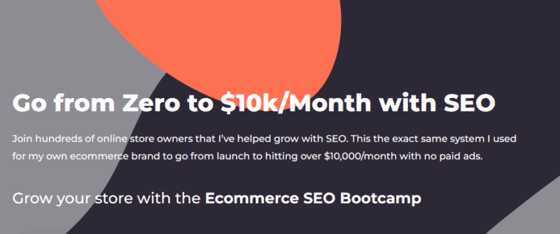 Ecommerce SEO Bootcamp Course – Go from Zero to $10000 per Month with SEO Download