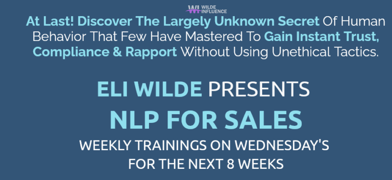 Eli Wilde – NLP For Sales Download